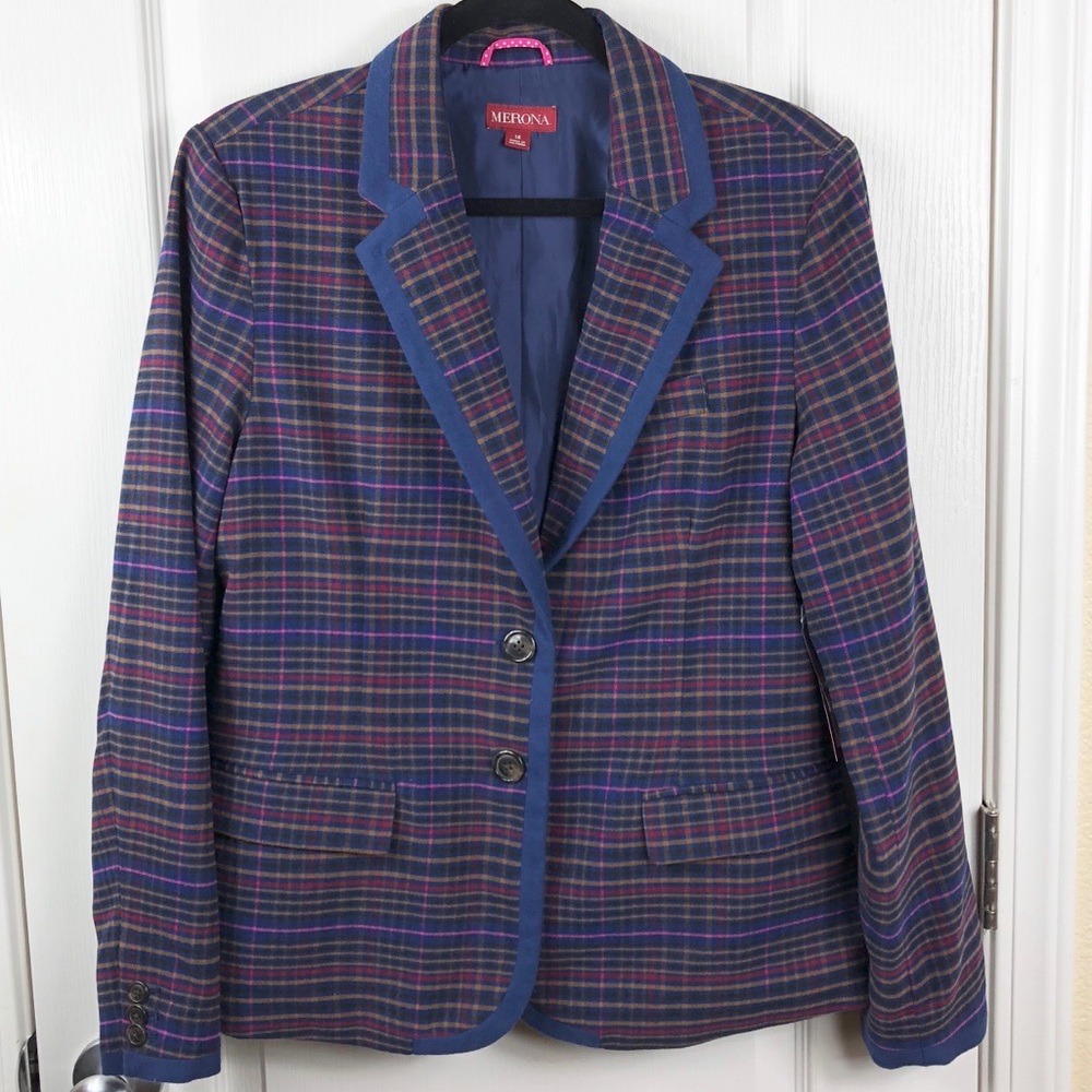 Merona Plaid Blazer